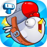 Chicken Toss - Crazy Chicken Launching Game