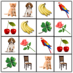 Brain game. Picture Match.