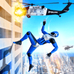 Grand Police Robot Speed Hero City Cop Robot Games