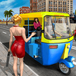 Modern Tuk Tuk Auto Rickshaw: Free Driving Games
