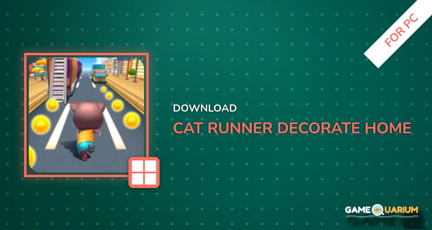 Cat Runner: Decorate Home for PC