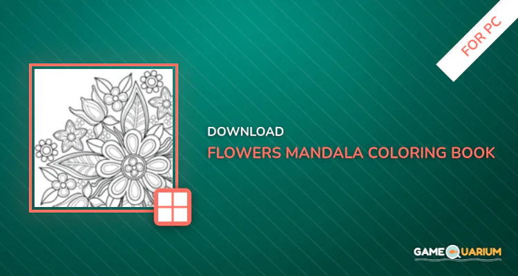 Flowers Mandala coloring book for PC Flowers Mandala coloring book for PC