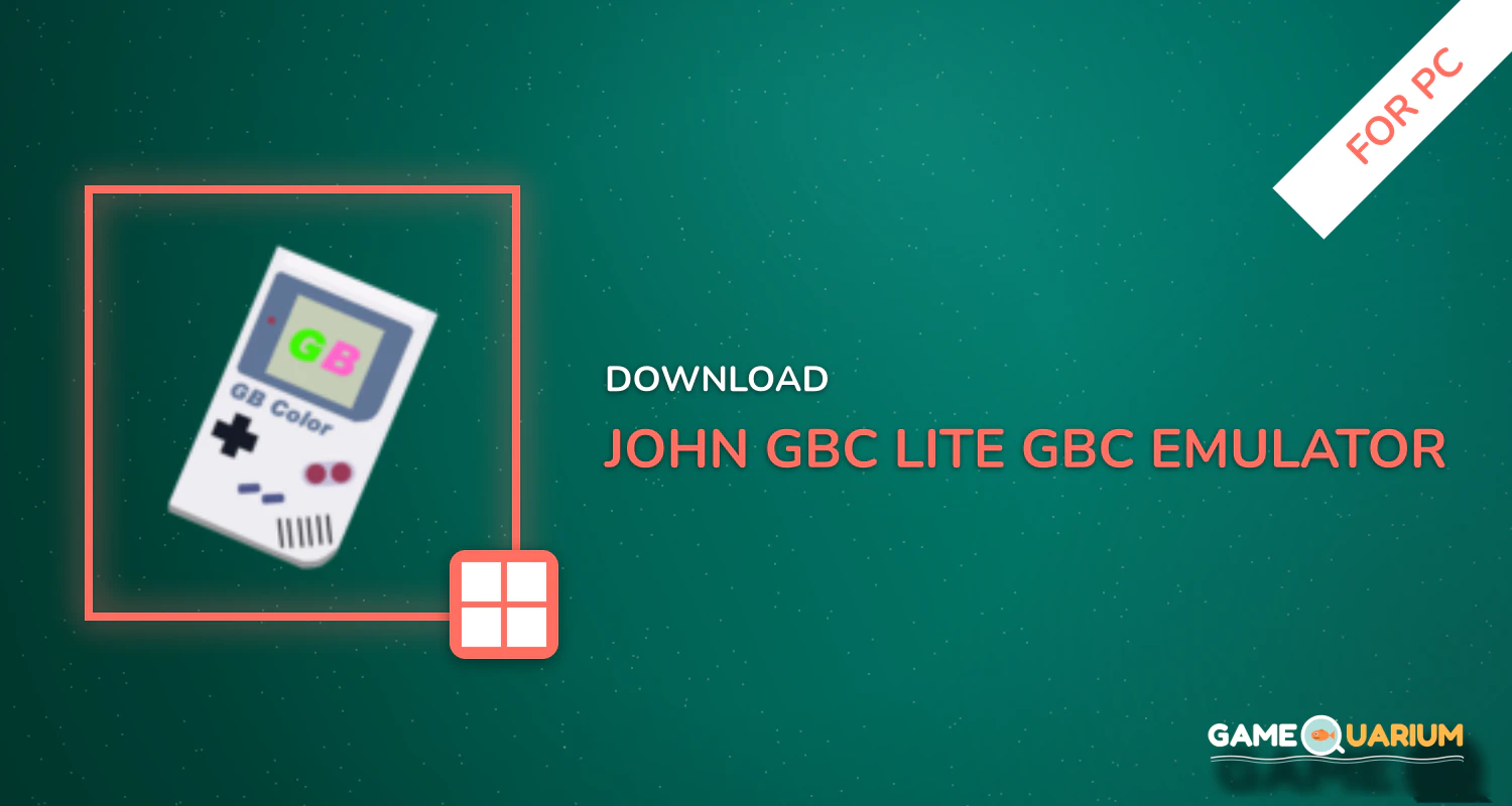 John GBC Lite - GBC emulator for PC