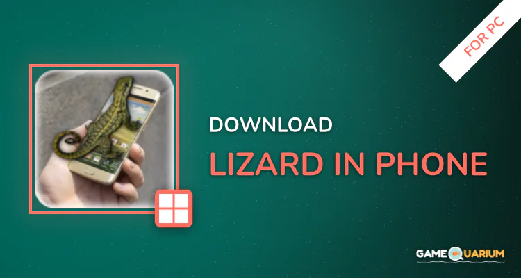 Lizard in phone for PC Lizard in phone for PC