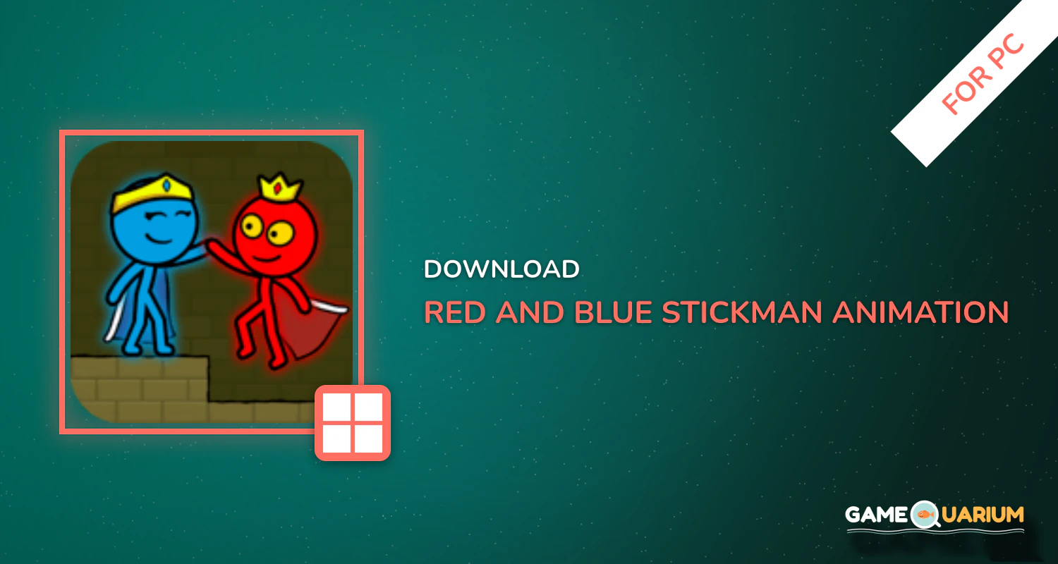 Red and Blue Stickman : Animation Parkour for PC Red and Blue Stickman : Animation Parkour for PC