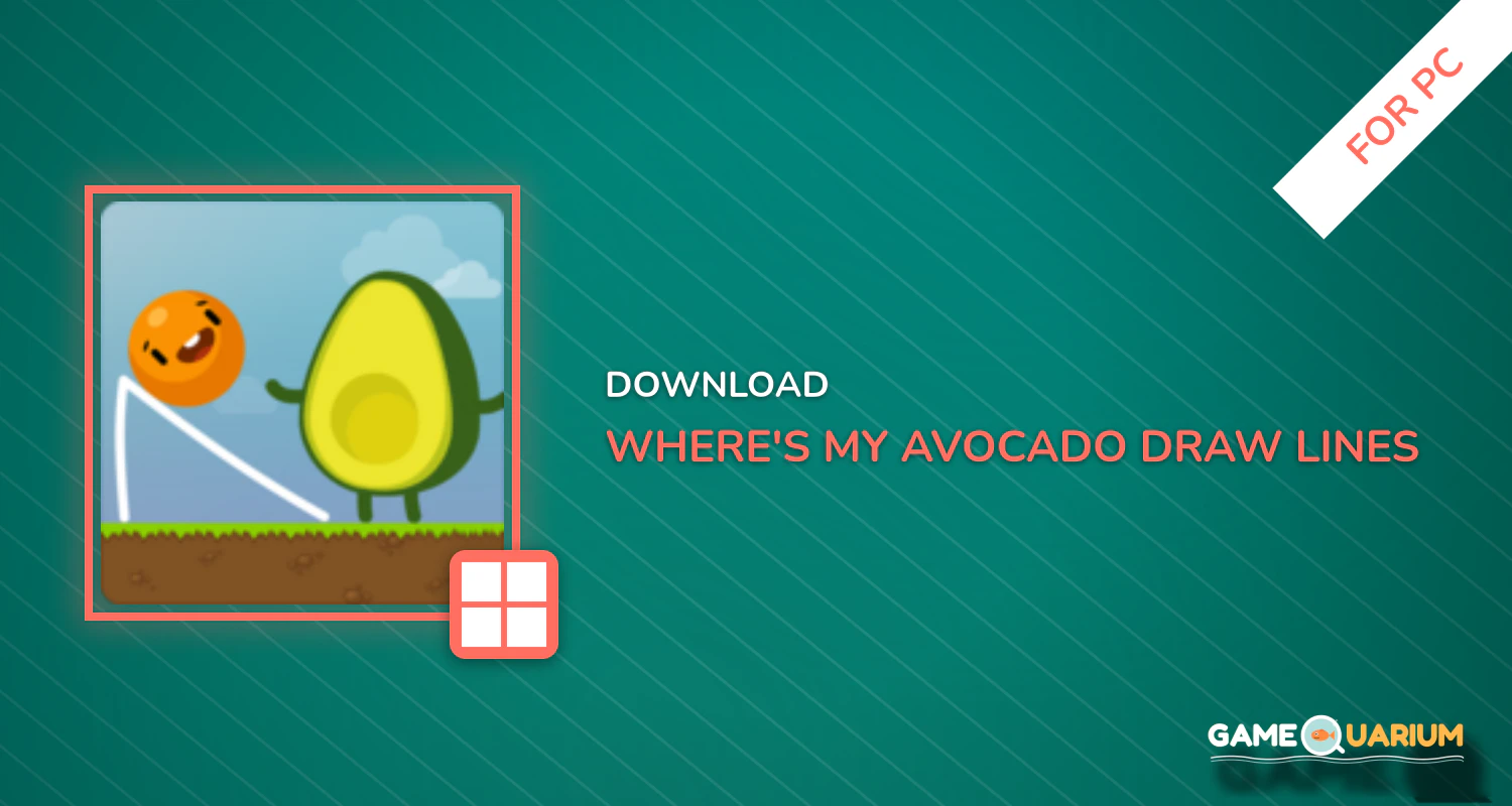 Where's My Avocado? Draw lines for PC