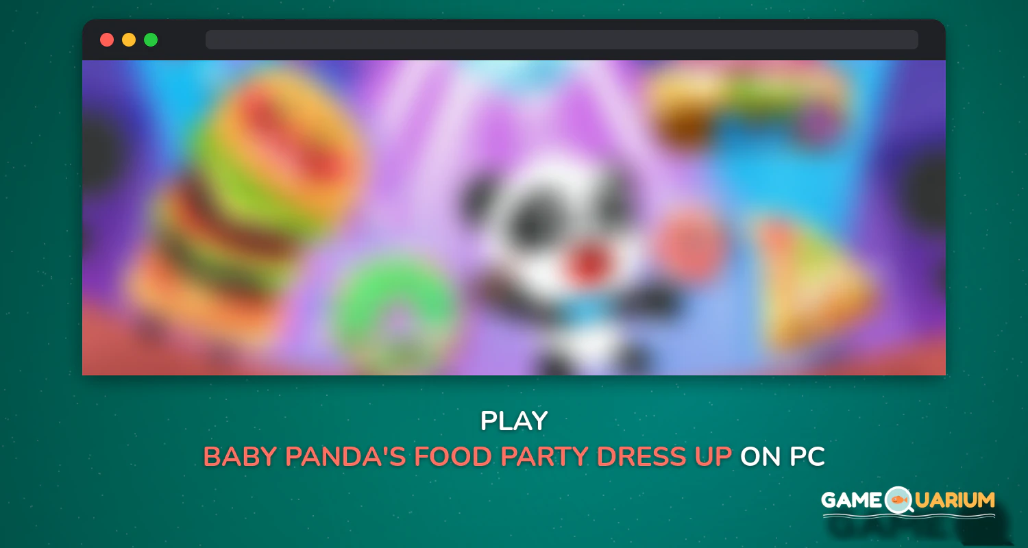 Baby Panda's Food Party Dress Up on Windows Baby Panda's Food Party Dress Up on Windows