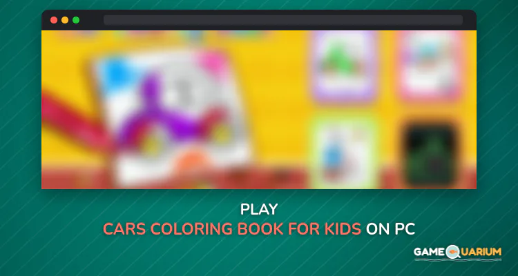 Cars Coloring Book for Kids - Doodle, Paint & Draw on Windows