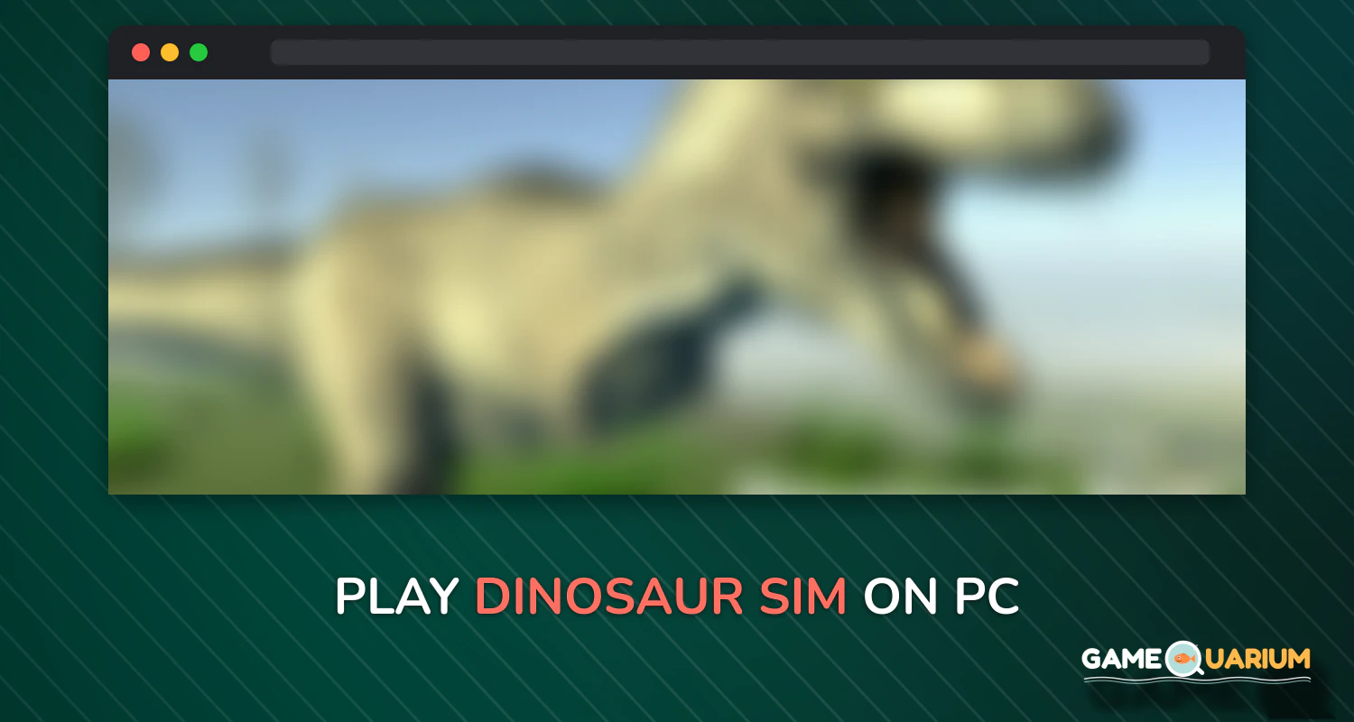 Dinosaur Sim on Windows Dinosaur Sim on Windows