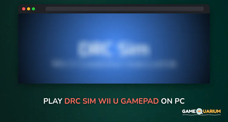 DRC Sim - Wii U Gamepad on Windows DRC Sim - Wii U Gamepad on Windows