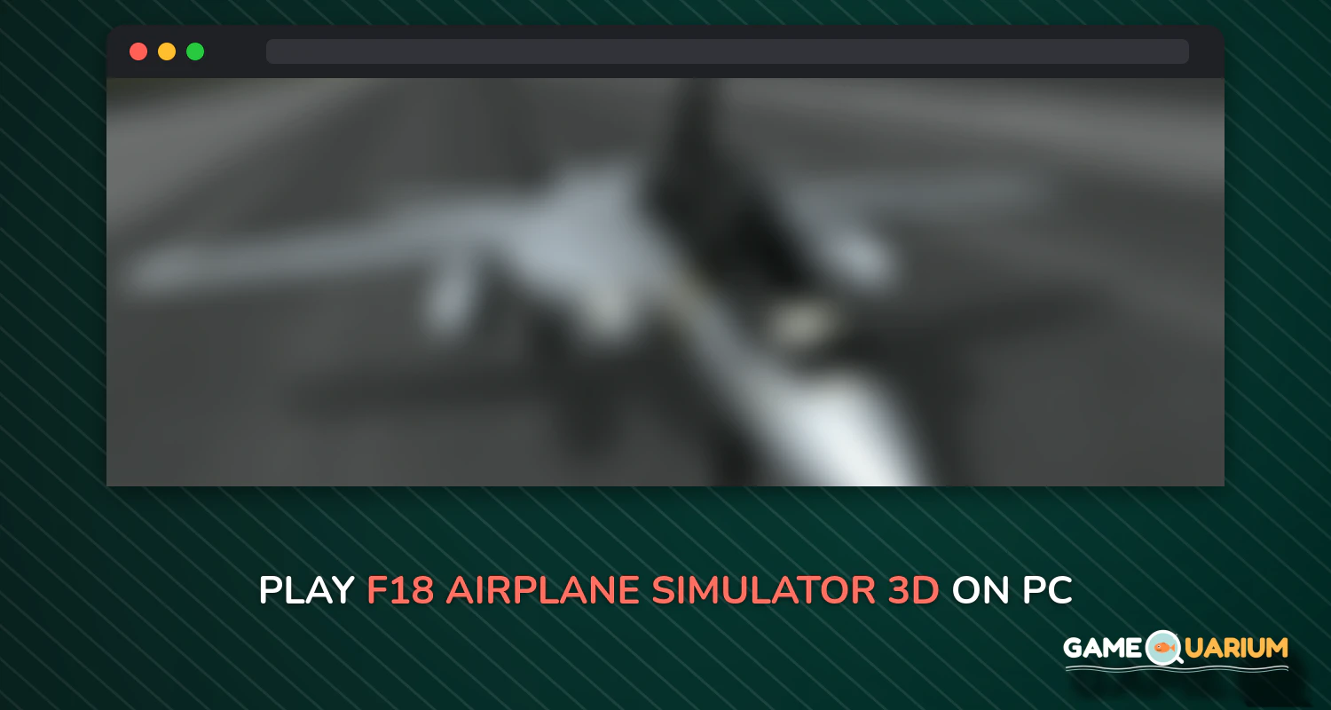 F18 Airplane Simulator 3D on Windows