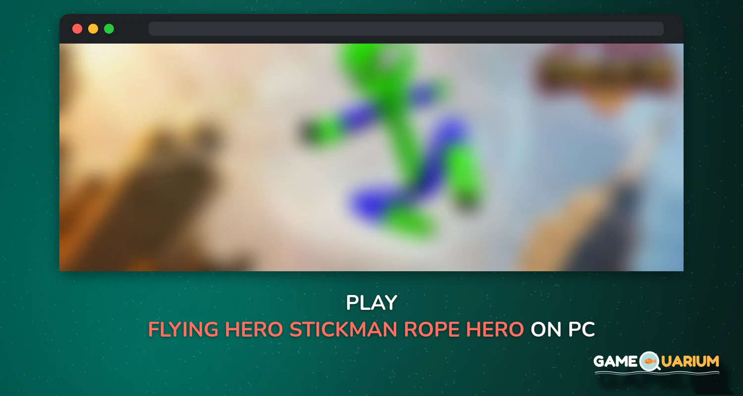 Flying Hero Stickman Rope Hero Grand Crime City on Windows Flying Hero Stickman Rope Hero Grand Crime City on Windows