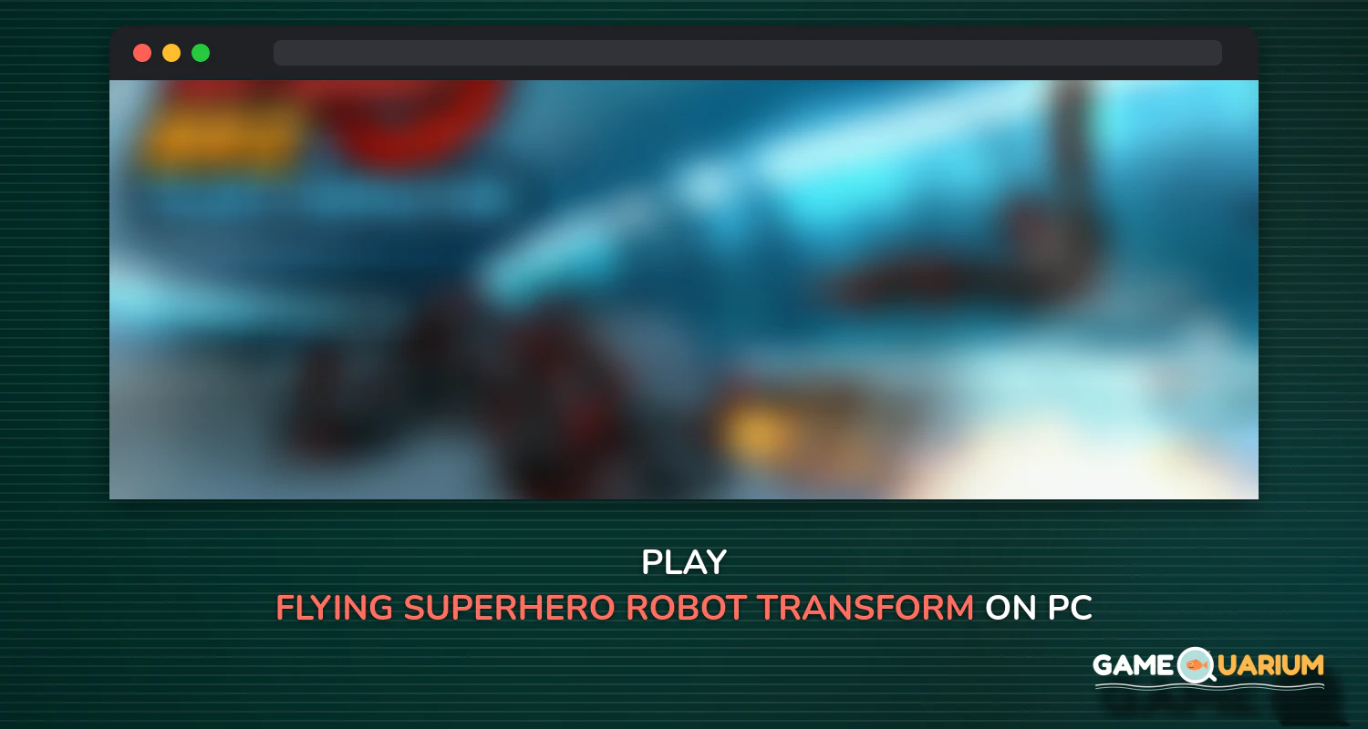 Flying Superhero Robot Transform Bike City Battle on Windows Flying Superhero Robot Transform Bike City Battle on Windows