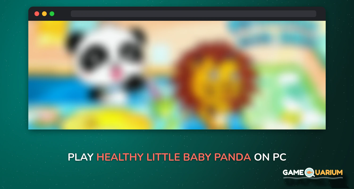 Healthy Little Baby Panda on Windows Healthy Little Baby Panda on Windows
