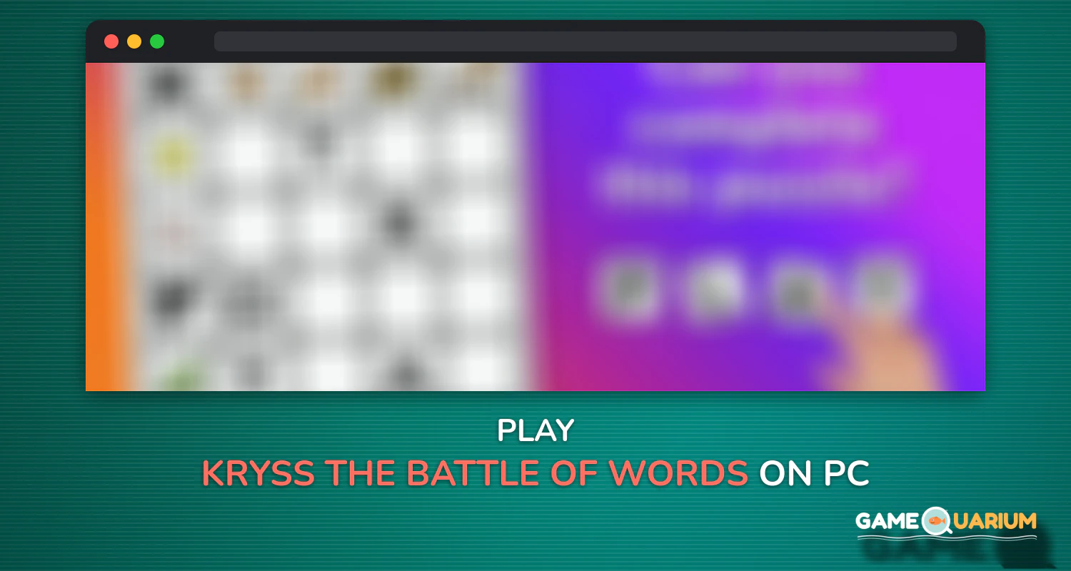Kryss - The Battle of Words on Windows Kryss - The Battle of Words on Windows