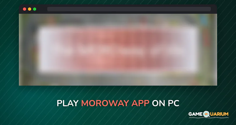 MOROway App on Windows MOROway App on Windows
