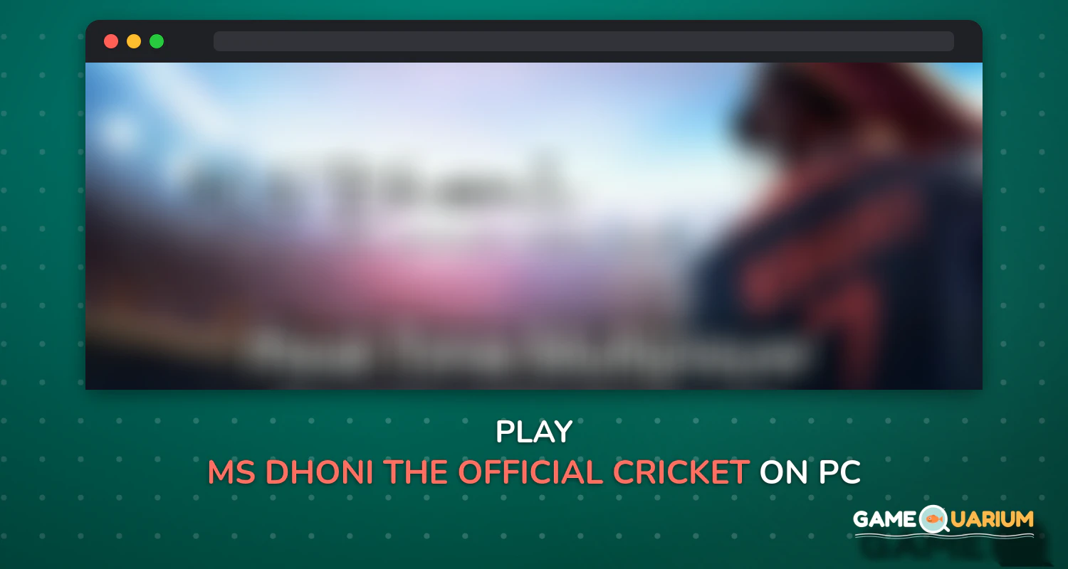 MS Dhoni: The Official Cricket Game on Windows MS Dhoni: The Official Cricket Game on Windows