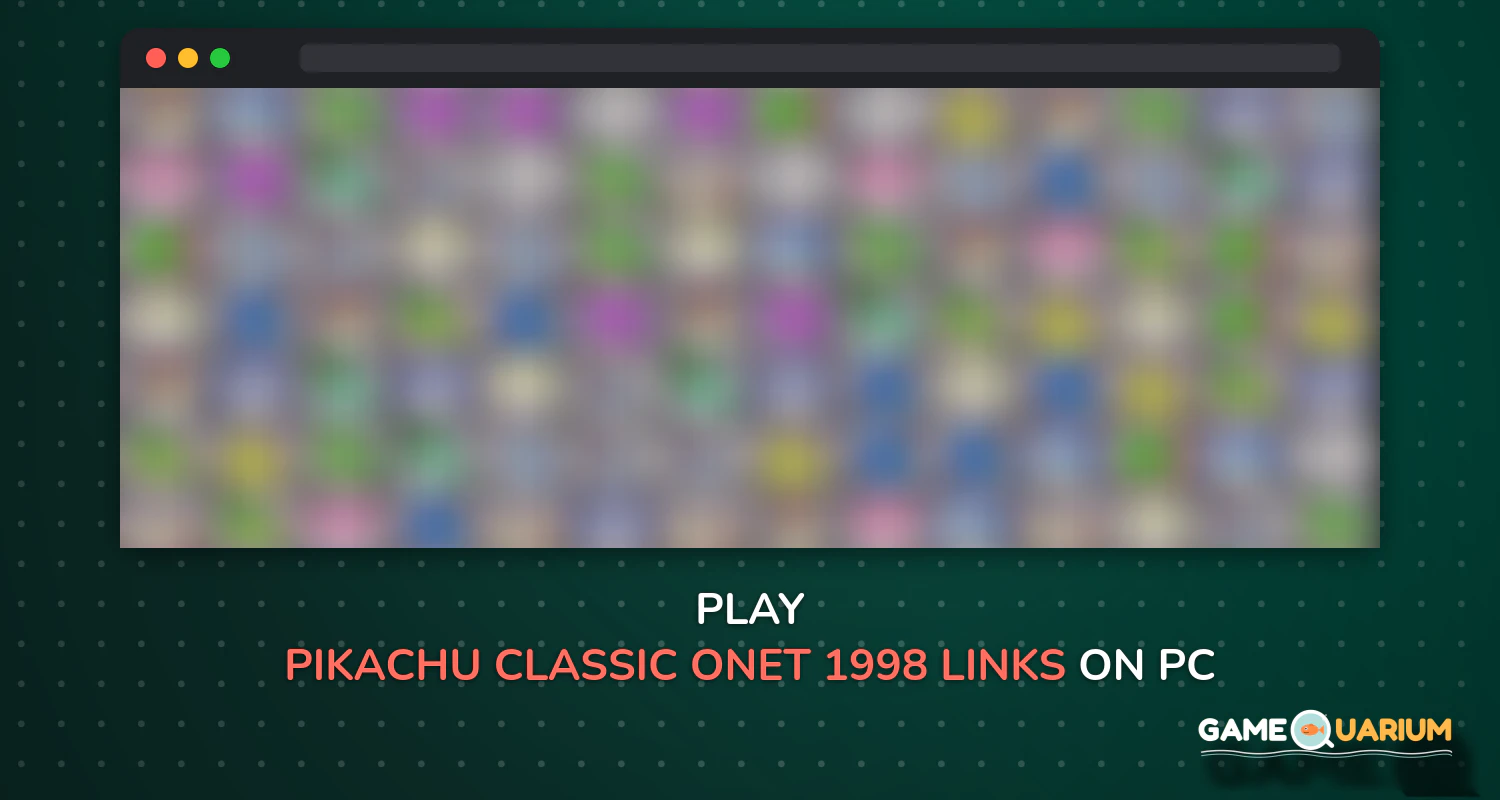 Pikachu Classic Onet 1998 Links on Windows