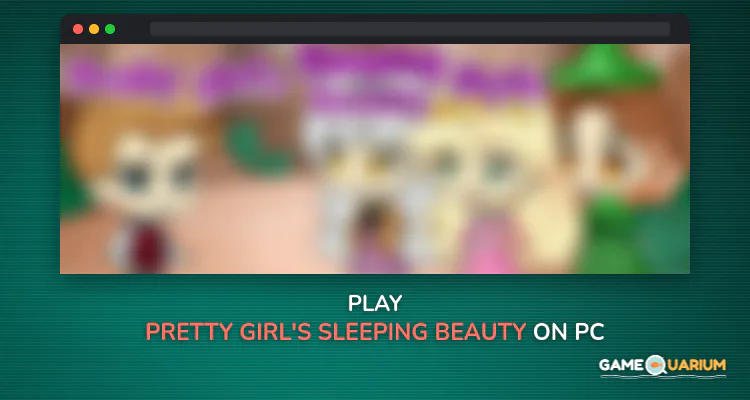 Pretty Girl's Sleeping Beauty on Windows Pretty Girl's Sleeping Beauty on Windows