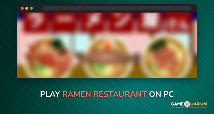 Ramen restaurant on Windows Ramen restaurant on Windows