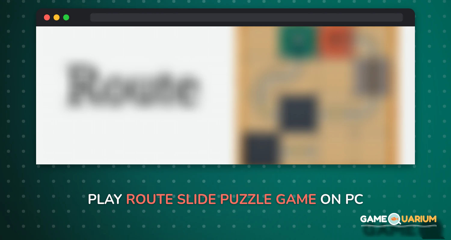 Route - slide puzzle game on Windows