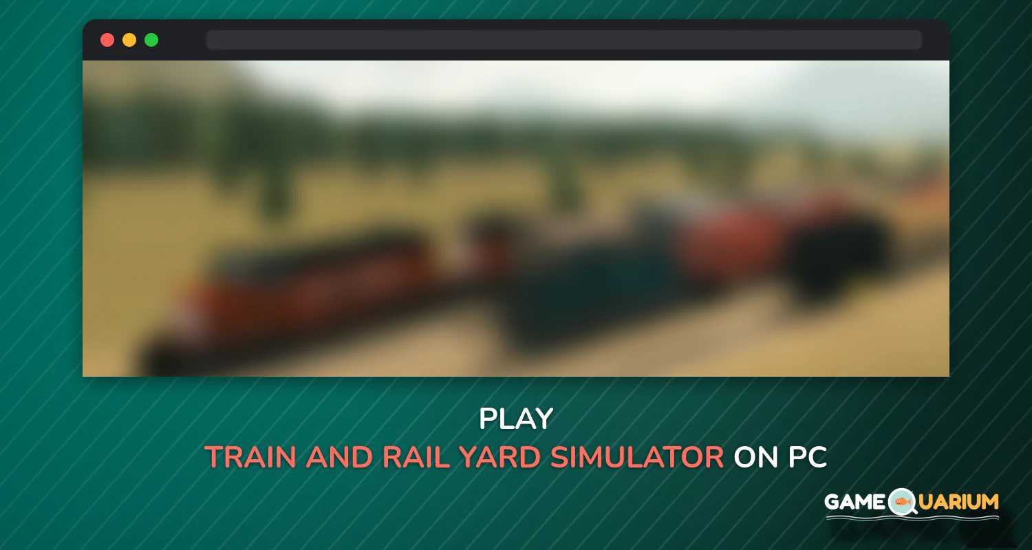 Train and rail yard simulator on Windows