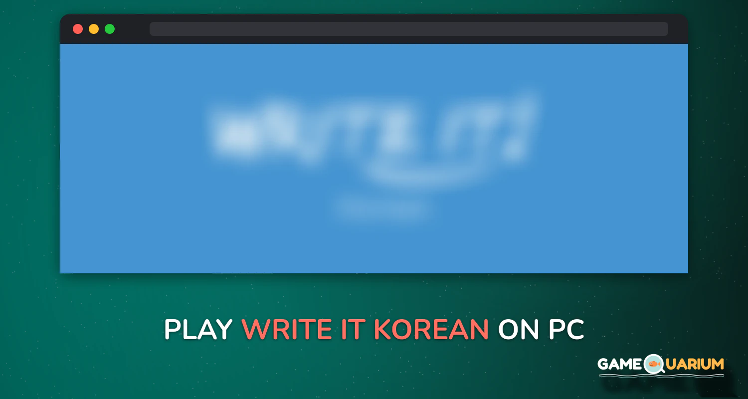 Write It! Korean on Windows